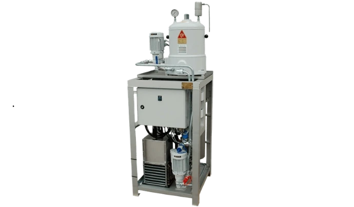 Offline filter and desorber combi unit